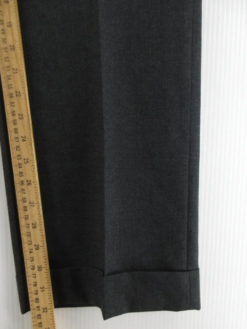 VINTAGE Majer Pants 36X32 Strathspey & Cathers Merino 260s Wool Cuffed